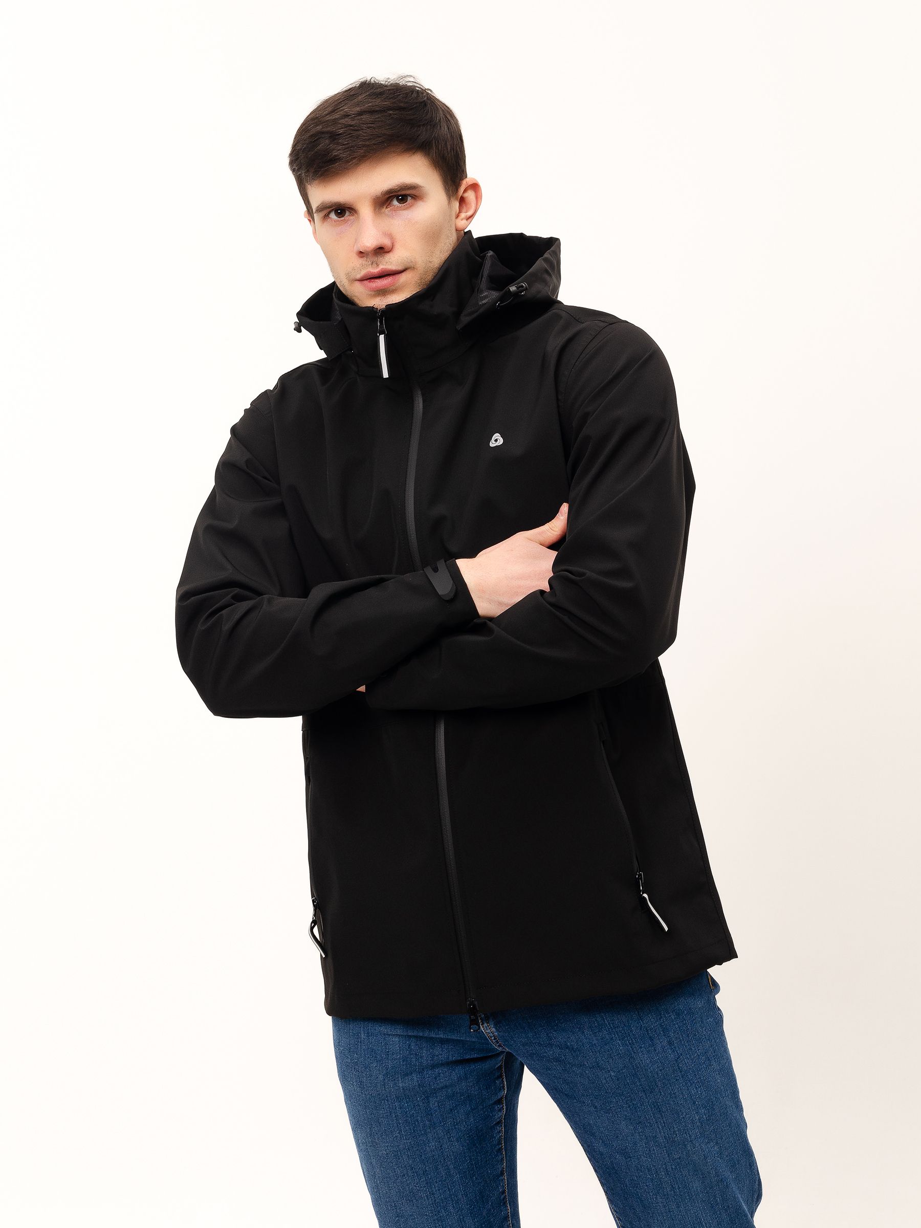 Демисезонная мембранная куртка Норвегия Pro, цвет черный