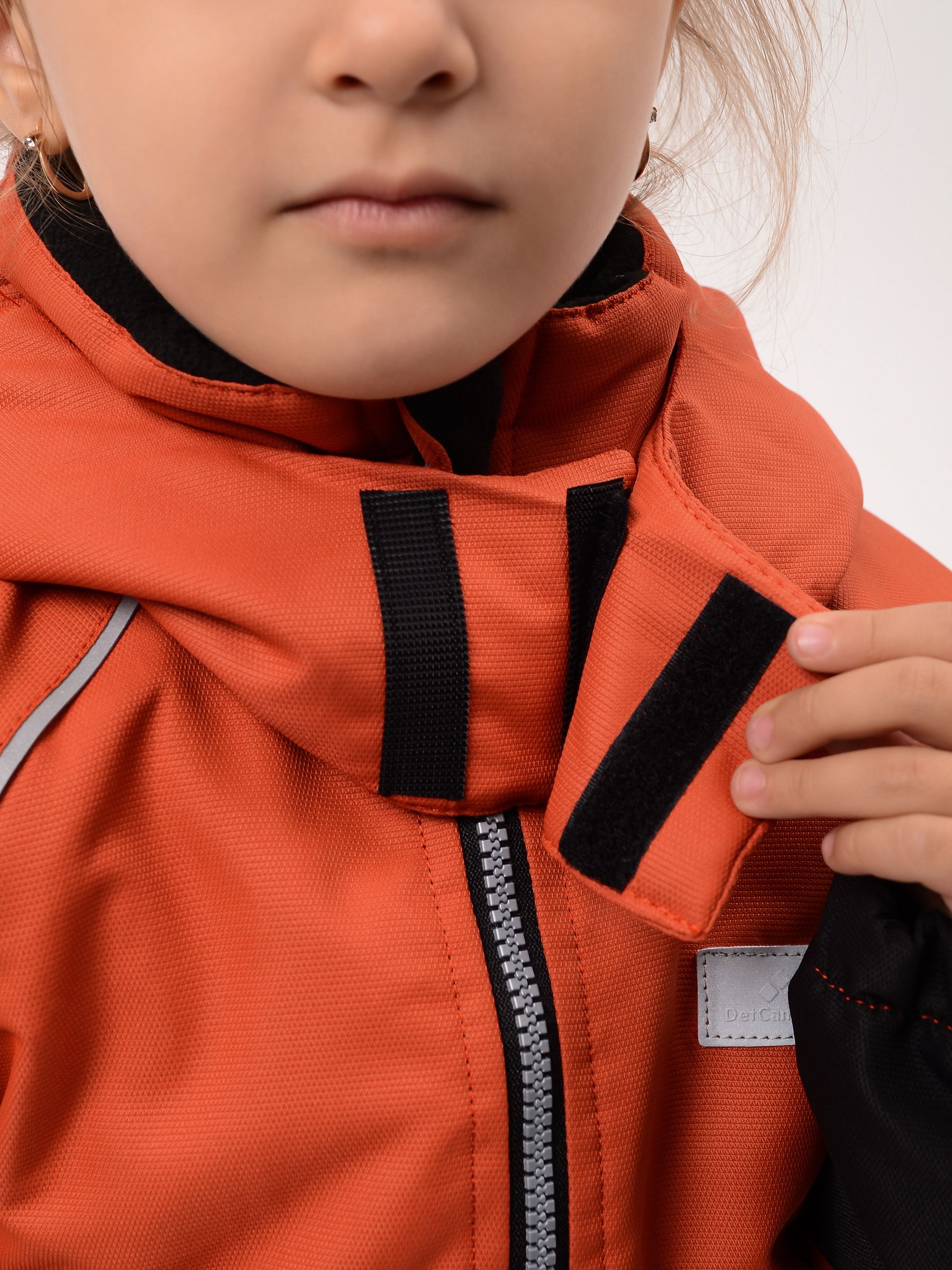 Демисезонный детский мембранный комбинезон Шмель, цвет оранжевый измембранной ткани