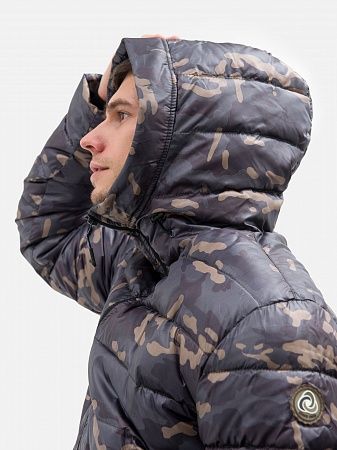 Зимняя мужская куртка Окланд, камуфляж/черная