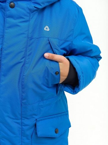 Зимняя детская мембранная куртка Аляска, цвет голубой