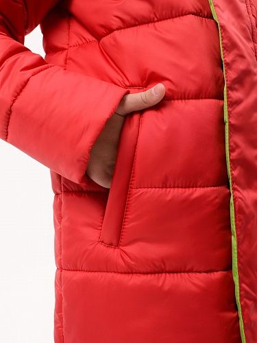 Зимнее детское пальто Каспер, красное