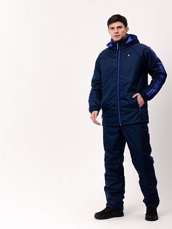 Демисезонный мужской спортивный костюм Спорт, цвет синий