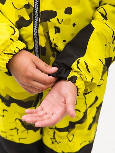 Демисезонный детский мембранный комбинезон Шмель, цвет желтый