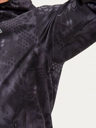 Летняя мужская мембранная куртка Арго, цвет криптек/лайм