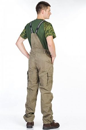 Демисезонные мужски мембранные брюки для охоты и рыбалки, цвет хаки