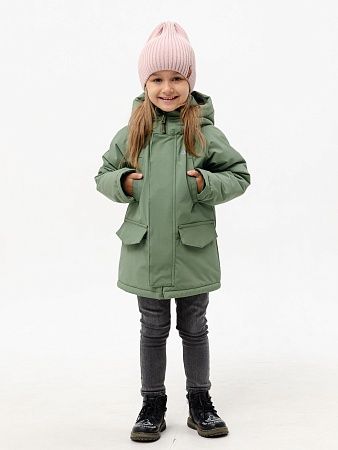 Осенняя  детская мембранная куртка &quot;233320&quot; цвет  Олива