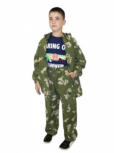 Летний детский костюм Лесовичок, цвет березка