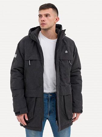 Зимняя мужская мембранная куртка Утес, черная