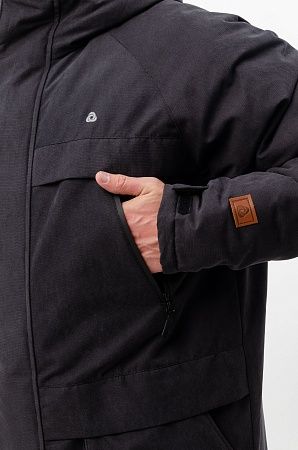 Зимняя мужская мембранная куртка Утес, черный