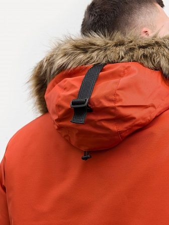 Зимняя мужская мембранная куртка Аляска, оранжевая