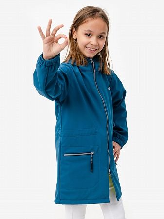 Демисезонная детская мембранная куртка Гуффи, цвет бирюза 