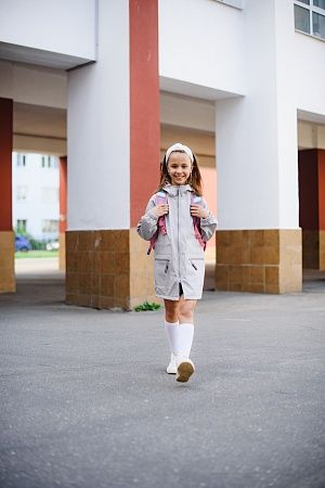 Демисезонная детская мембранная куртка Гуффи, цвет серый туман