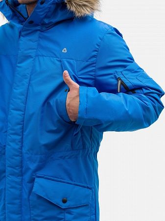Зимняя мужская мембранная куртка Аляска, голубая