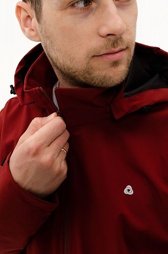 Демисезонная мембранная куртка Норвегия Pro, цвет бургундия