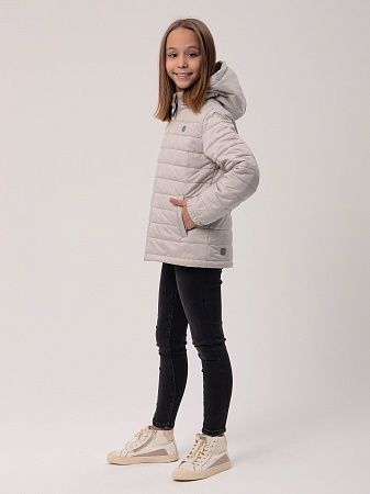 Демисезонная детская куртка Лайт, цвет серый туман