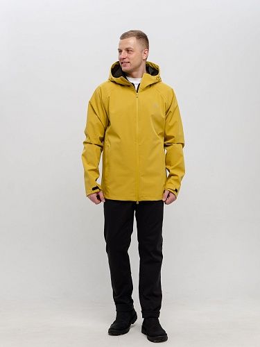 Демисезонная мужская куртка 241371 Pro, цвет горчица