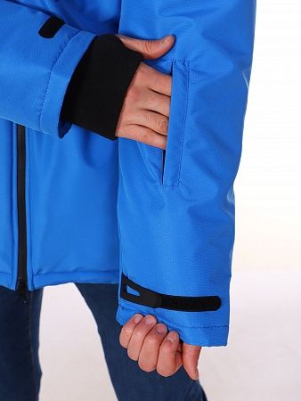 Демисезонная мужская мембранная куртка Аура, цвет голубой