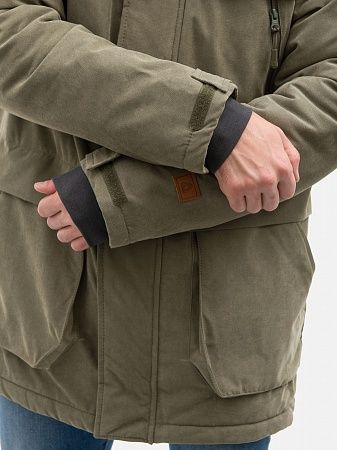 Зимняя мужская мембранная куртка Утес, хаки