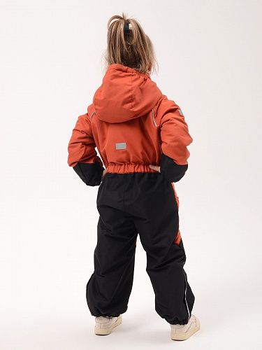 Демисезонный детский мембранный комбинезон Шмель, цвет оранжевый