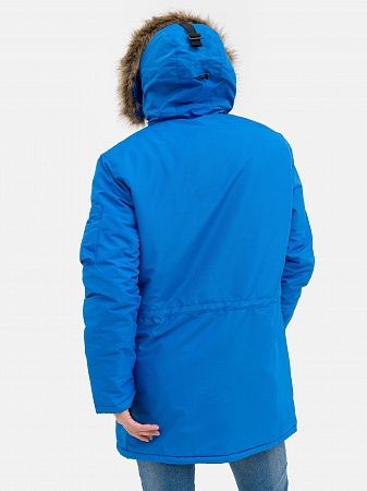 Зимняя мужская мембранная куртка Аляска, цвет голубой