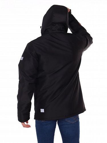 Демисезонная мужская мембранная куртка Аура, цвет черный